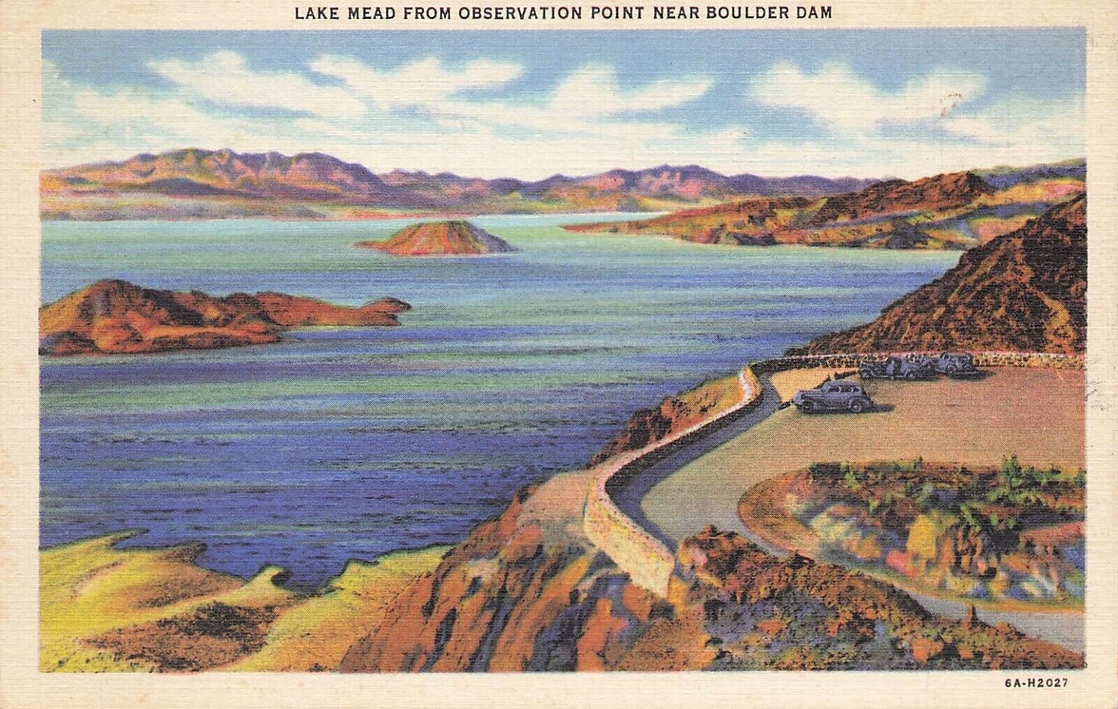 Lake Mead Observation Point Boulder Dam Nevada