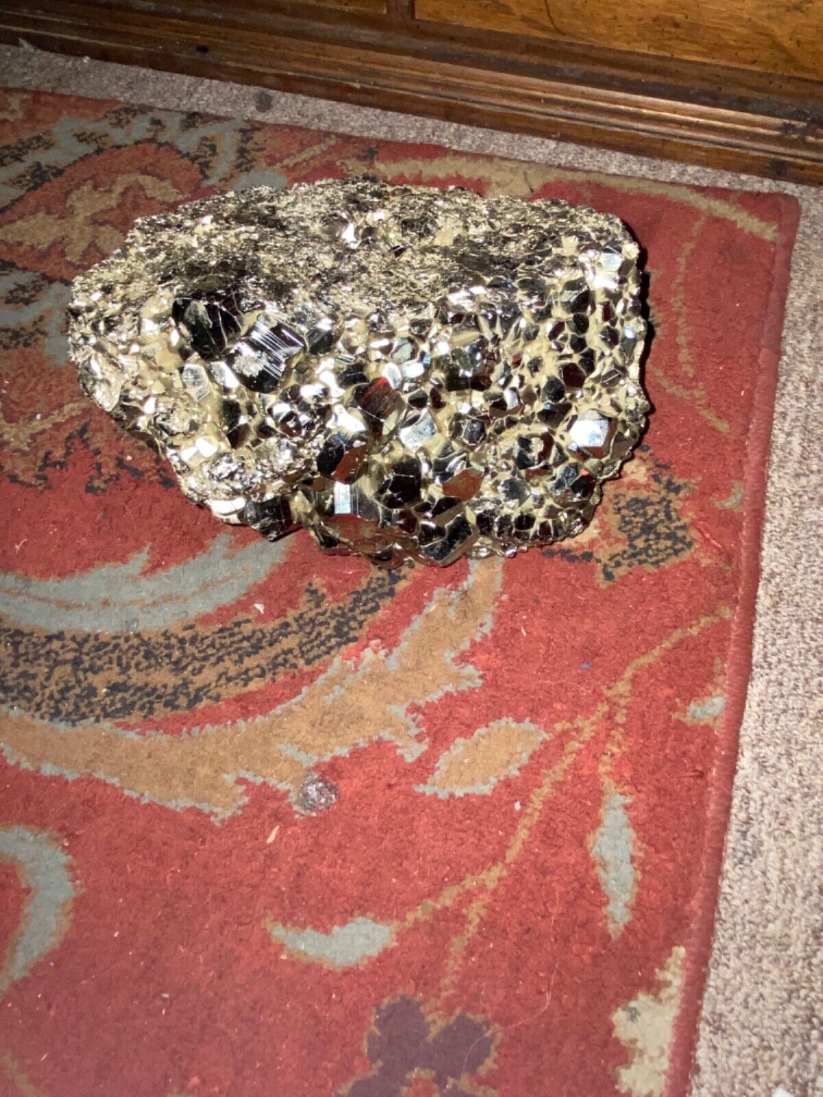 cluster of pyrite 14.21lbs 