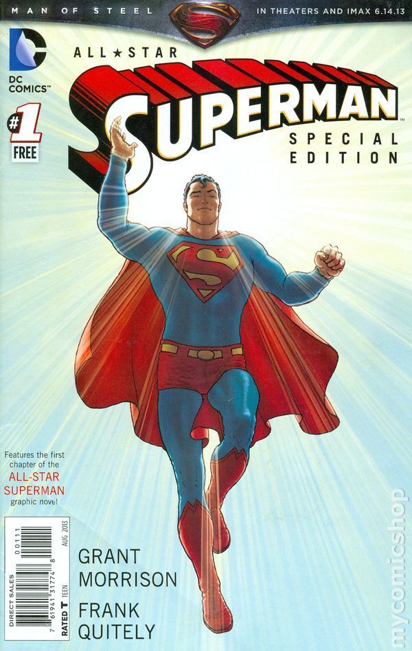 All Star Superman Special Edition #1 VF 8.0 2013 Stock Image