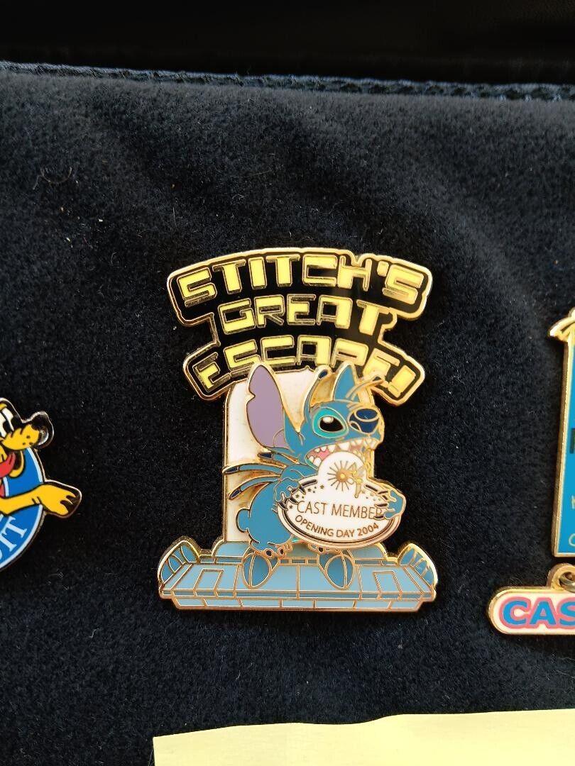DISNEY PIN LE 2,000 STITCH GREAT ESCAPE OPENING DAY WDW CAST MEMBER EXCLUSIVE