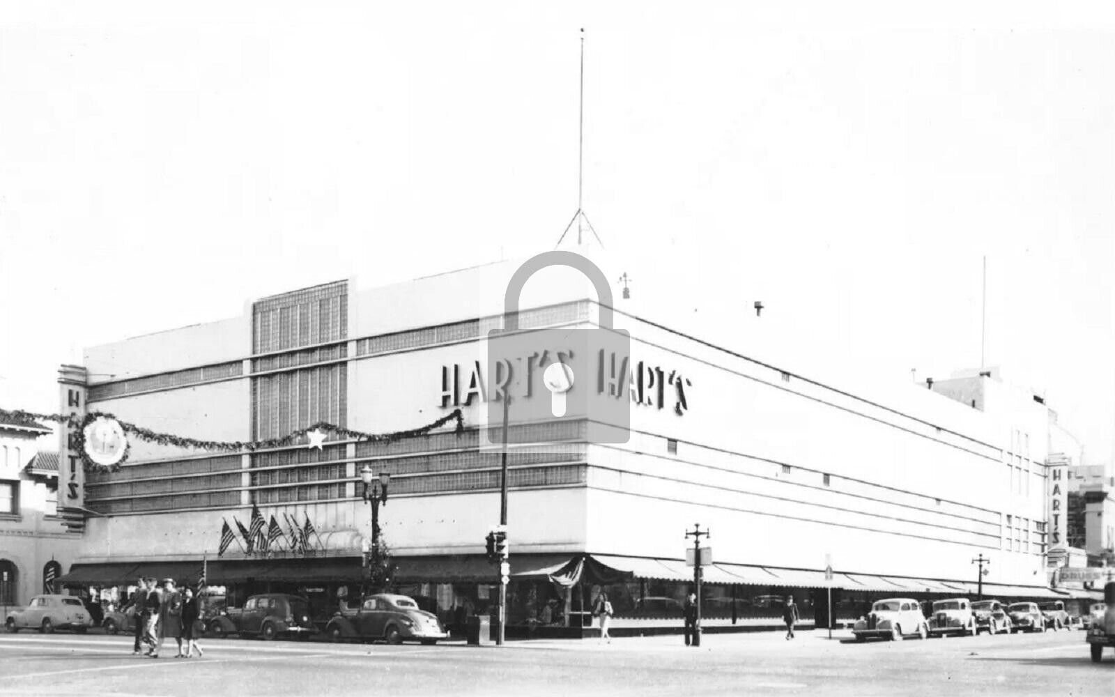 Harts Department Store San Jose California CA Reprint Postcard