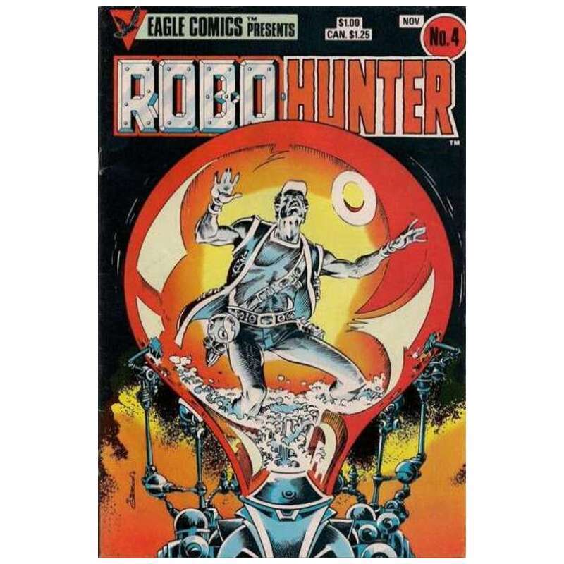 Robo-Hunter #4 Eagle comics VF+ Full description below [f*