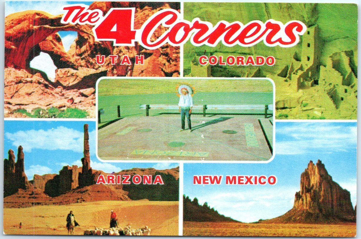 Postcard - The 4 Corners