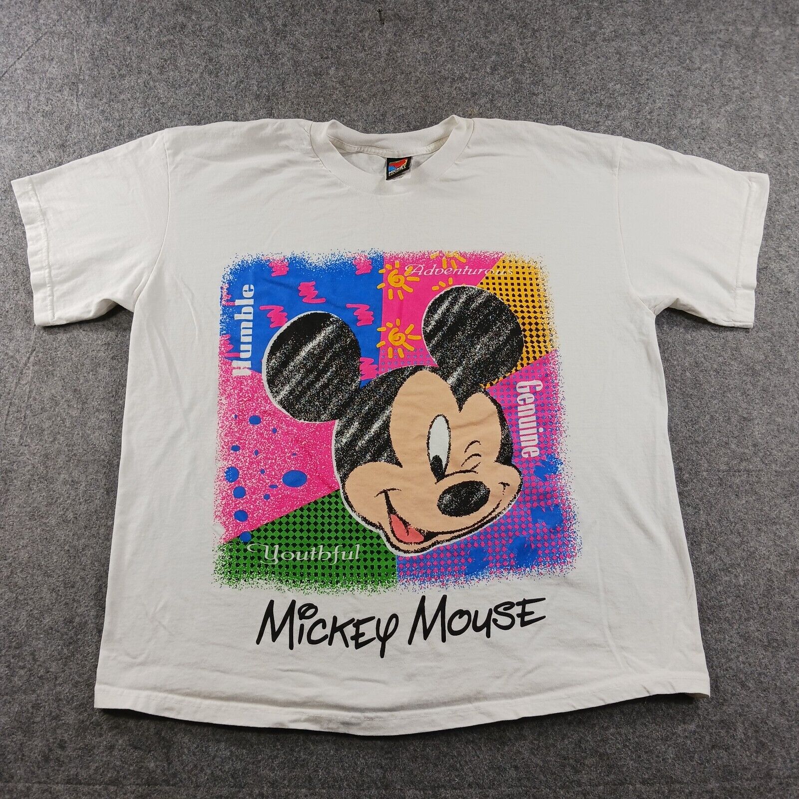 Mickey Unlimited Shirt Womens Size 1X Short Sleeve 90s Y2K Hip Hop Vintage