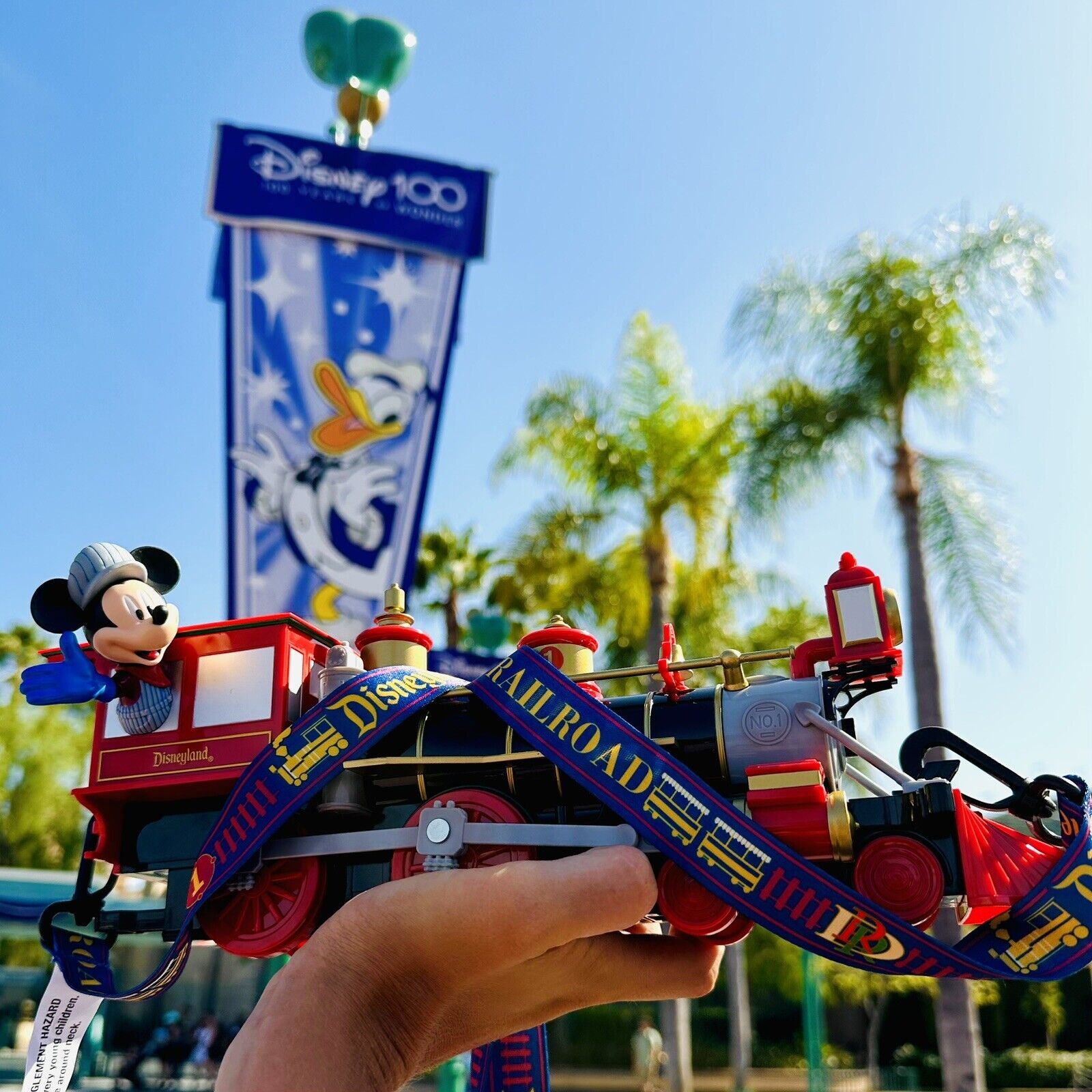 Disneyland Mickey Railroad Train Engine Popcorn bucket Disney100 2023 IN HAND🙌