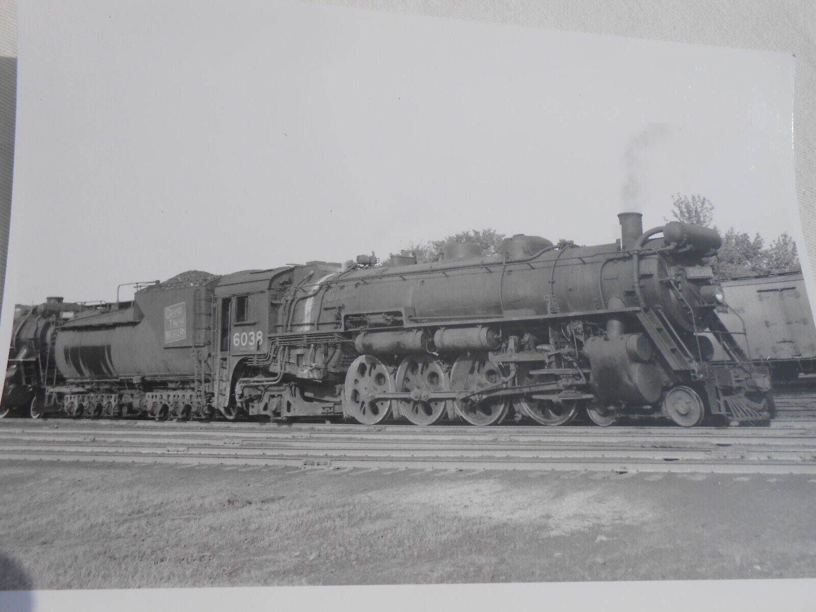 Grand Trunk Western 4-8-2 Mountain Type 6038 1956 Train Photo 8 x 10 RR1