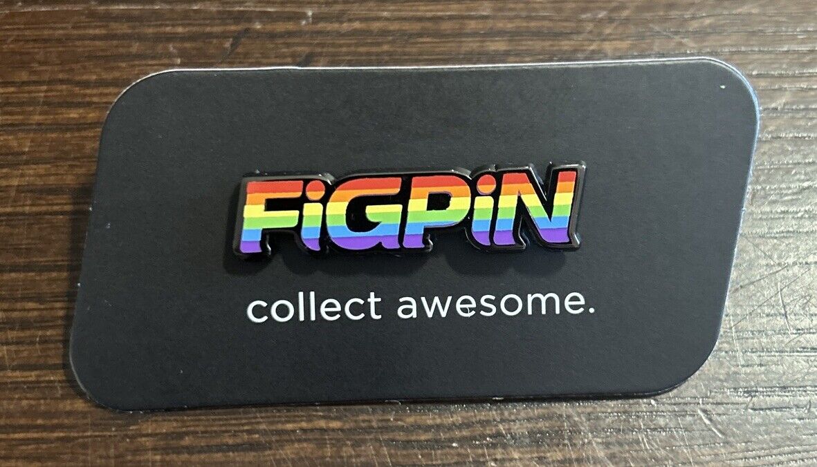 FiGPiN PRIDE Logo Pin RAINBOW Lapel  NEW 2024 L45