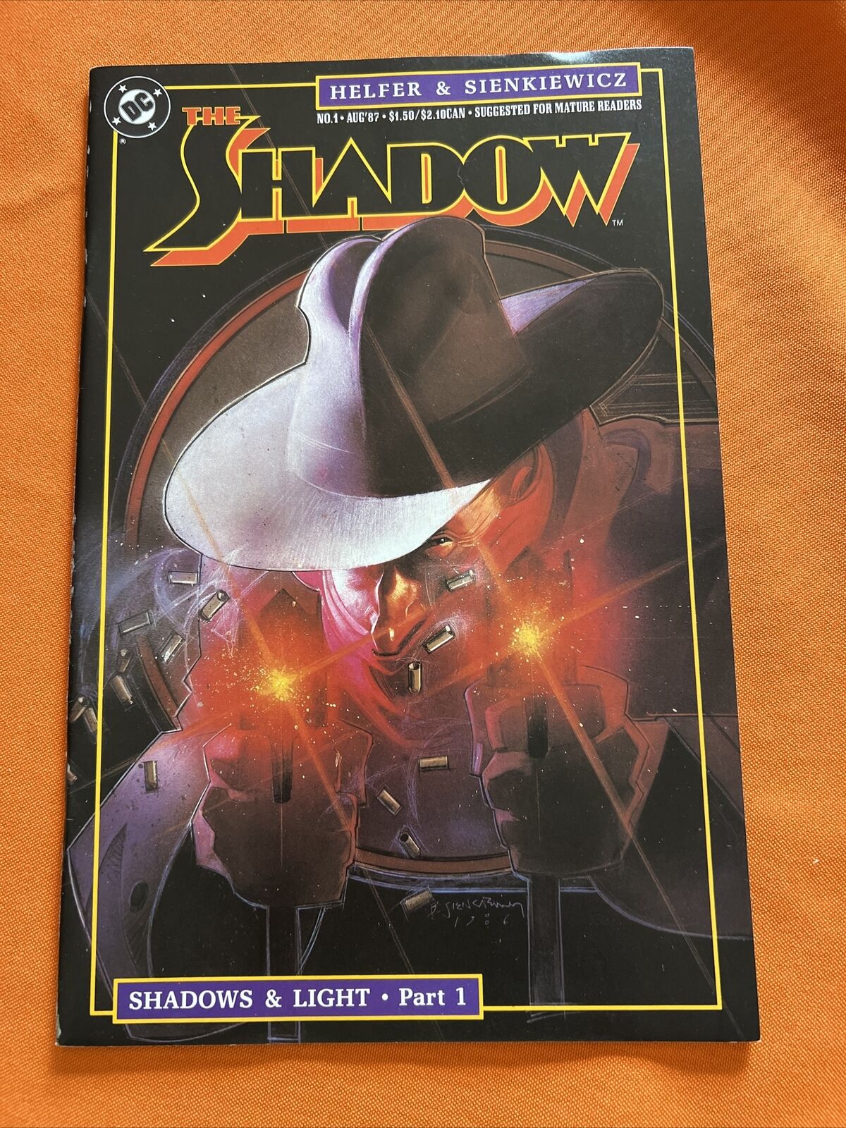 DC Comic THE SHADOW No. 1 (Aug 1987) Shadow & Light Part 1 