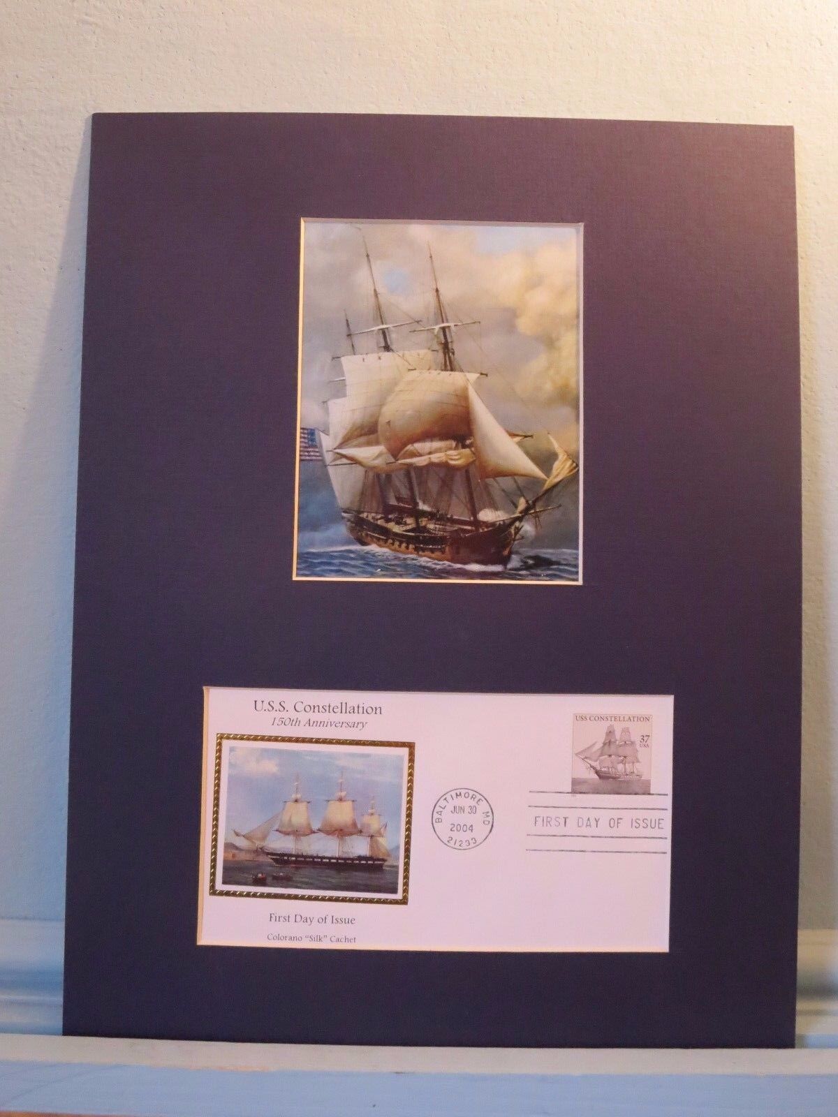 USS Constellation  - XYZ Affair, Barbary Wars & War of 1812 & First Day Cover  