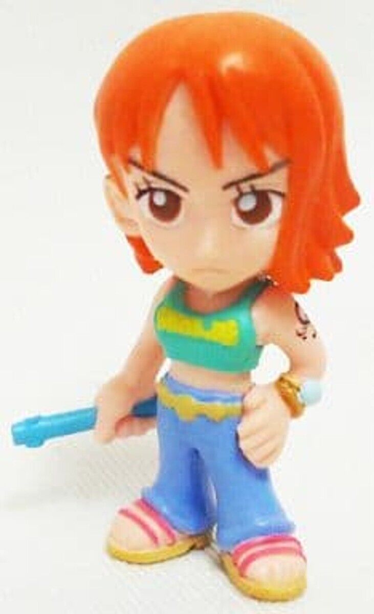 SHUEISHA ONE PIECE Nami 8cm mini toy plush model doll Figure Shonen Jump 11