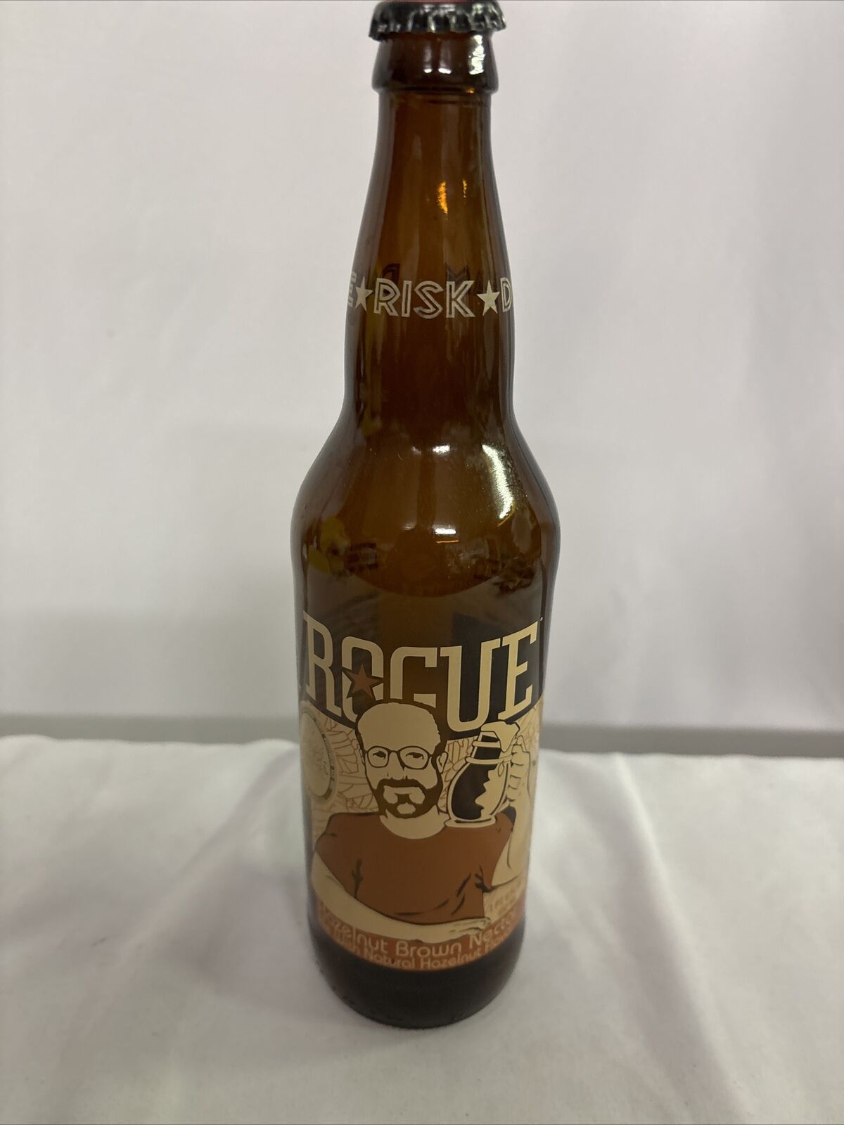 Vintage Rogue Brewing Hazelnut Brown Nectar 22oz Bottle Newport Oregon Beer