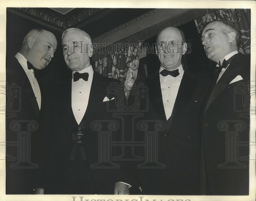 1939 Press Photo FDR cabinet members at Nat\'l Press Club dinner in DC