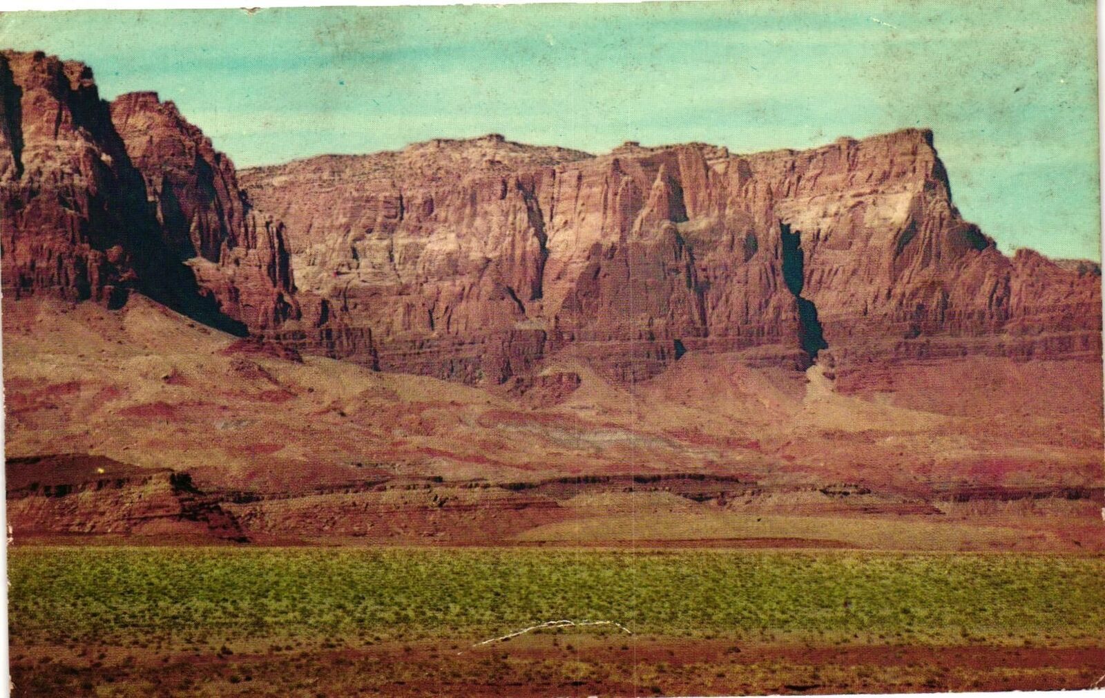 Vintage Postcard- Vermillion Cliffs, Navajo Bridge, AZ
