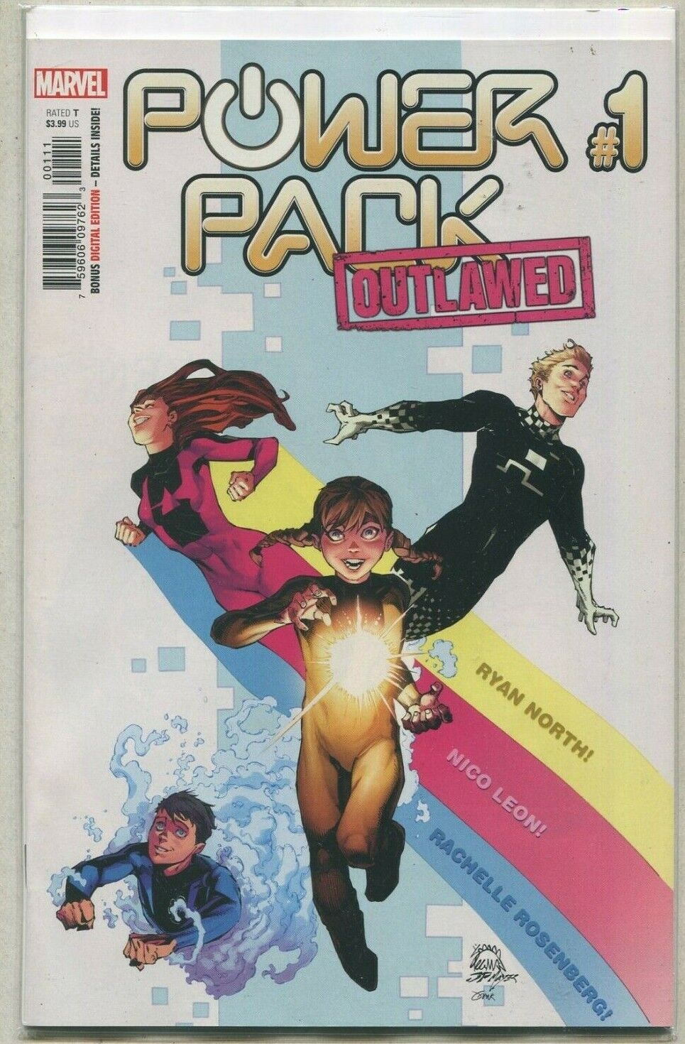 Power Pack -#1 NM Outlawed  NM  Marvel Comics. CBXB