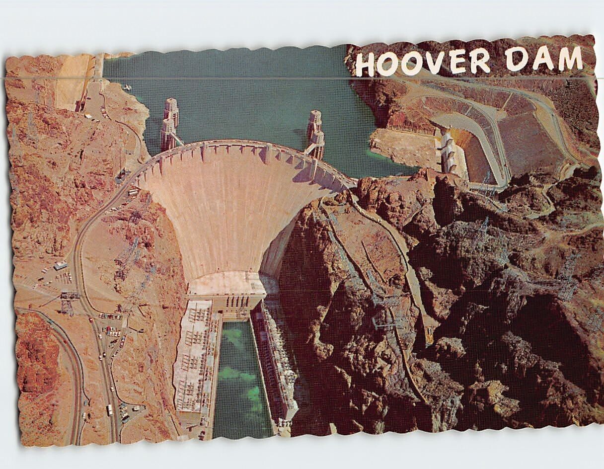 Postcard Hoover Dam USA