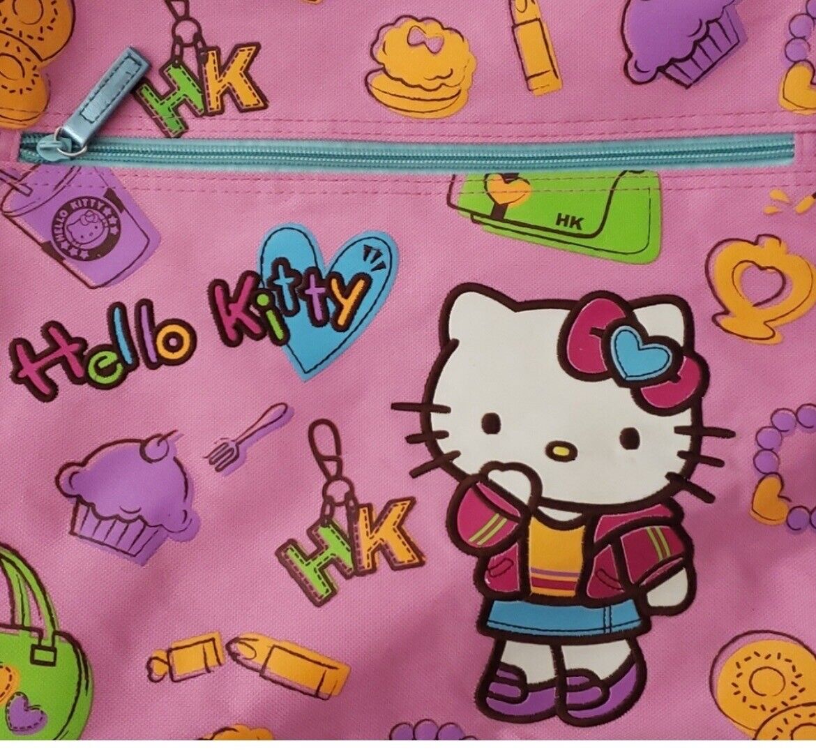 Vintage Sanrio Hello Kitty Messenger Bag Backpack 2006 Y2k