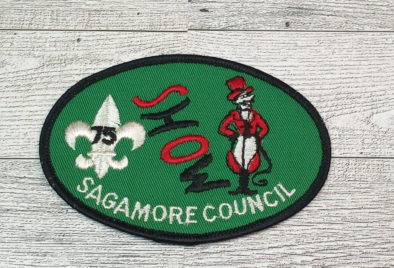 BSA Boy Scouts Patch Sagamore Council Scout Show 1975
