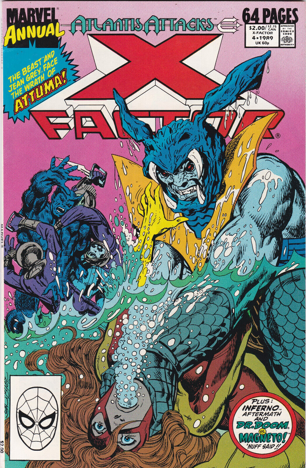 X-Factor Annual #4,  Vol. 1 (1986-1998, 2010-2013) Marvel Comics,High Grade