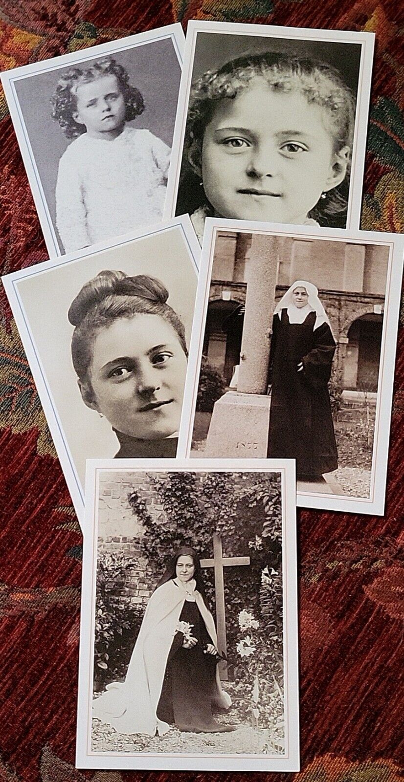 St. Therese Authentic Pictures Lot of 5 - Carmelite Catholic the Little Flower