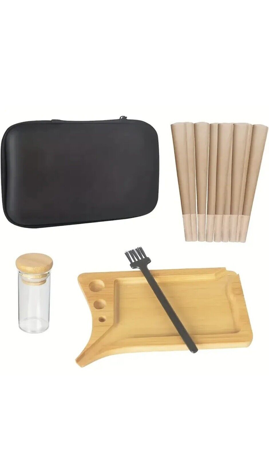 Sudzik Group High Quality Wooden Smoking Accessories Smoker\'s Kit Multi Tools