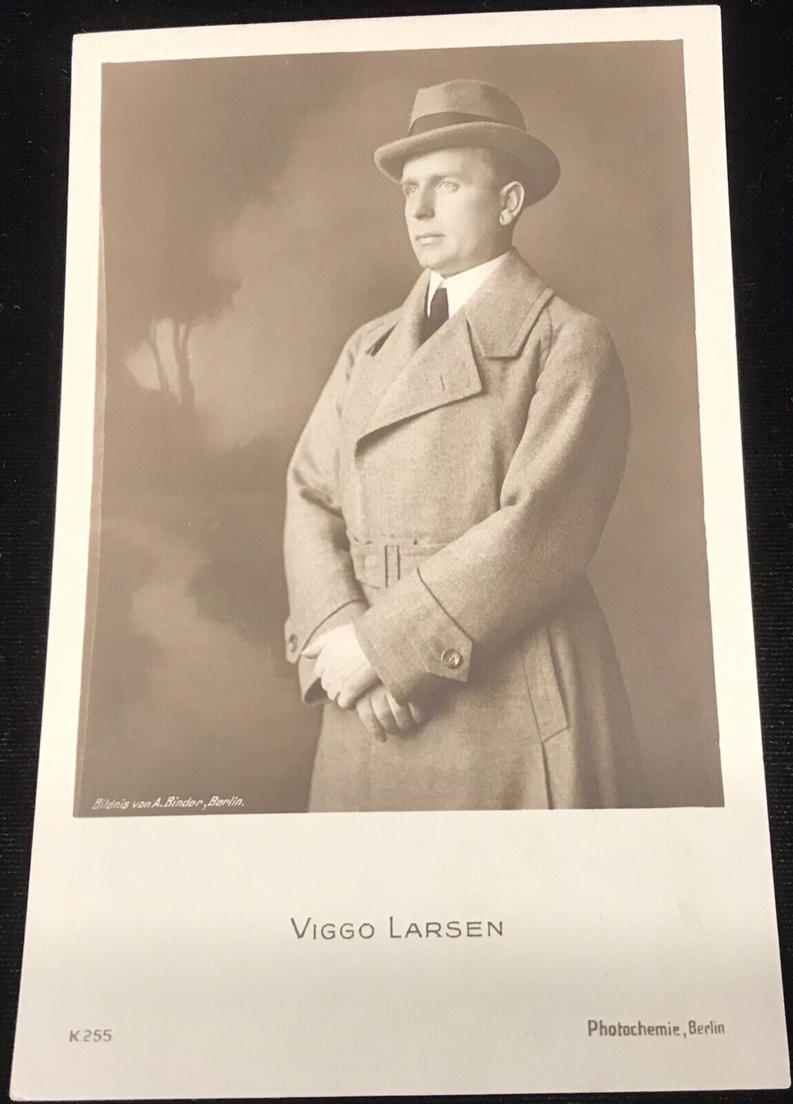 Victorian Actor Viggo Larsen British Vintage Postcard