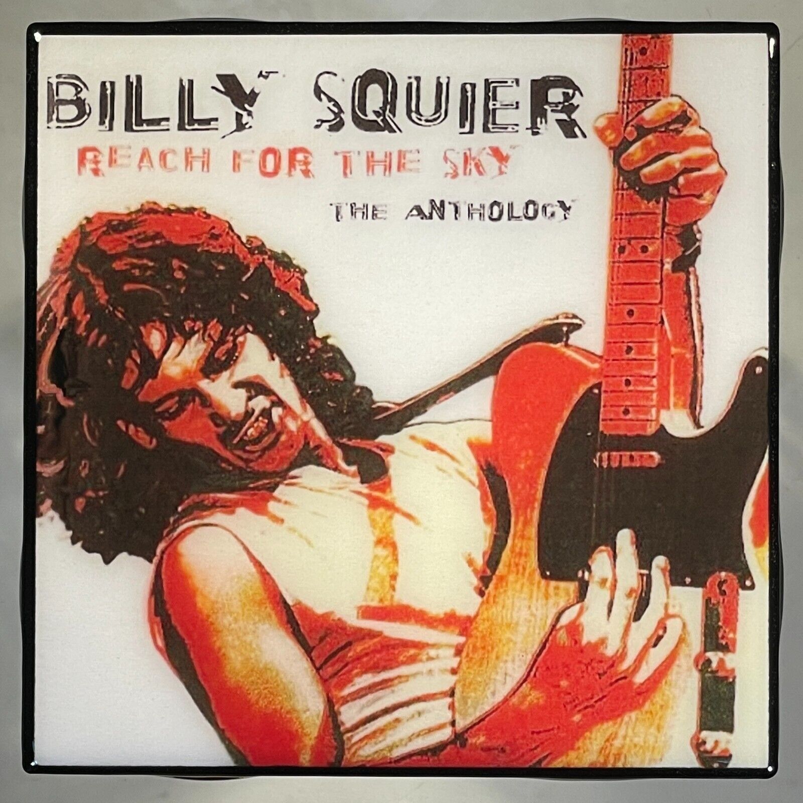 BILLY SQUIER Reach For The Sky The Anthology Coaster Custom Ceramic Tile