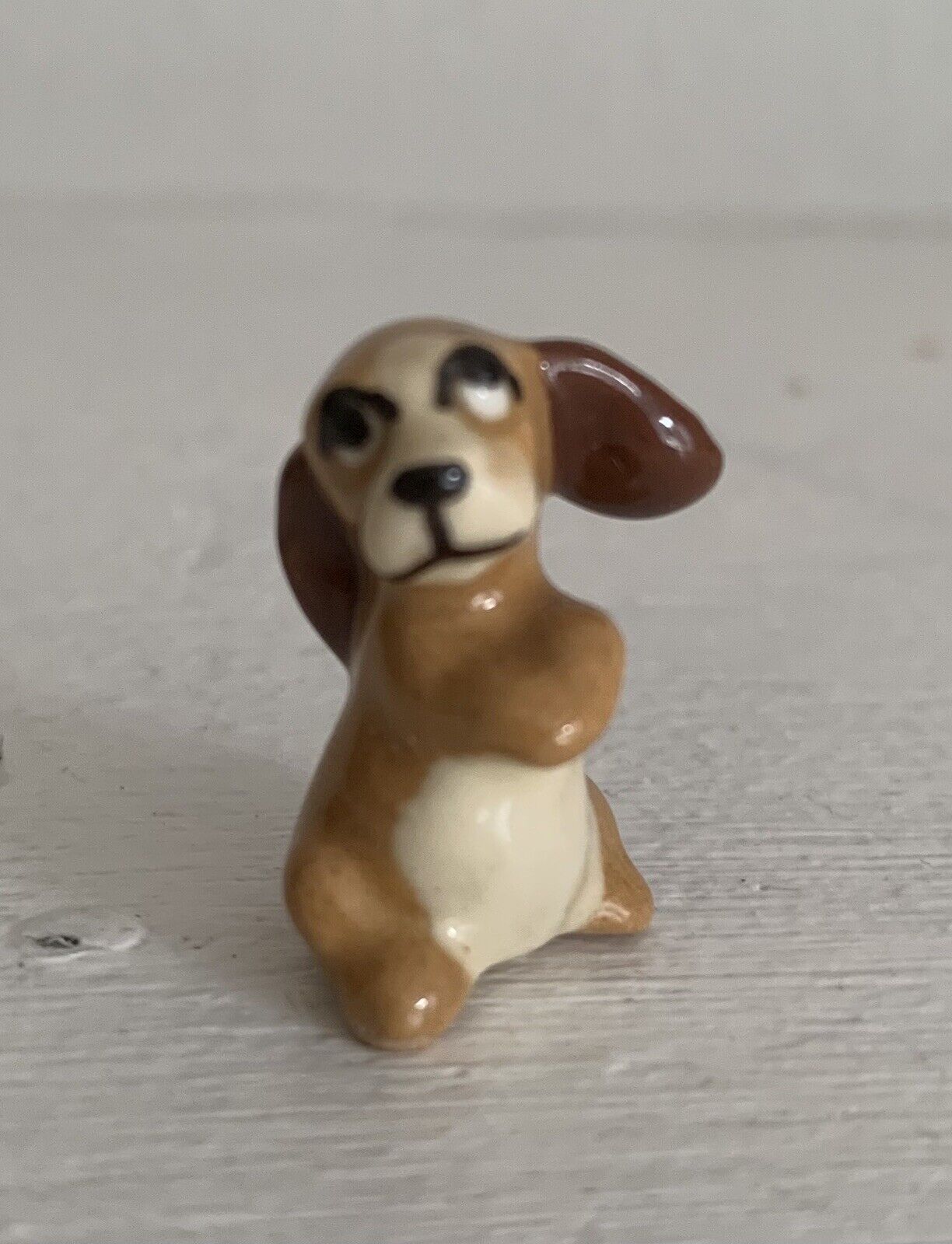 Vintage Hagen Renaker - Walt Disney Lady & The Tramp - Ruffles Puppy Figurine