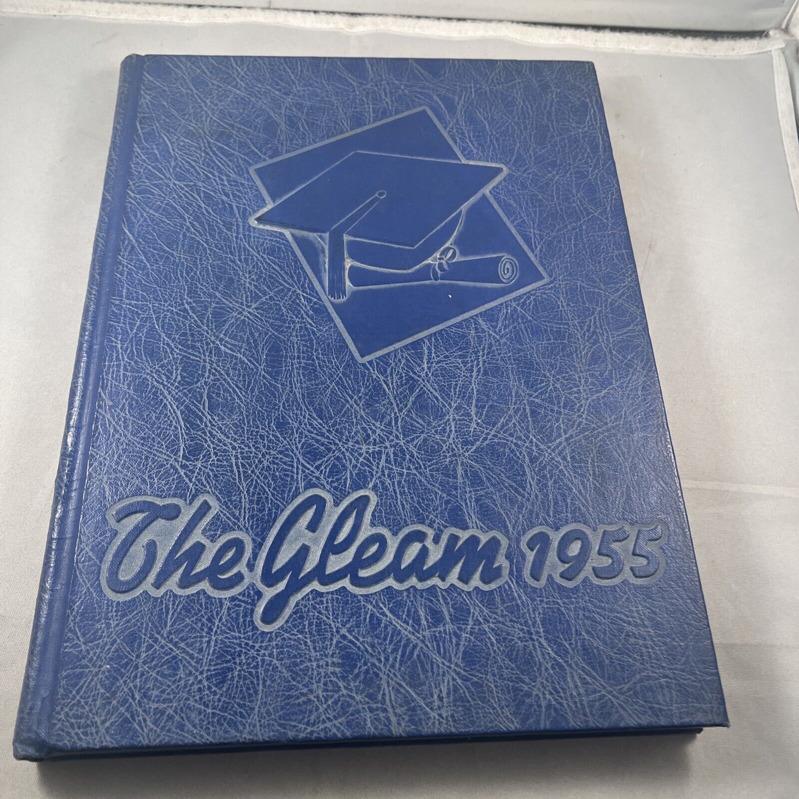 1955 William Chrisman High School Annual Yearbook The Gleam Independence MO