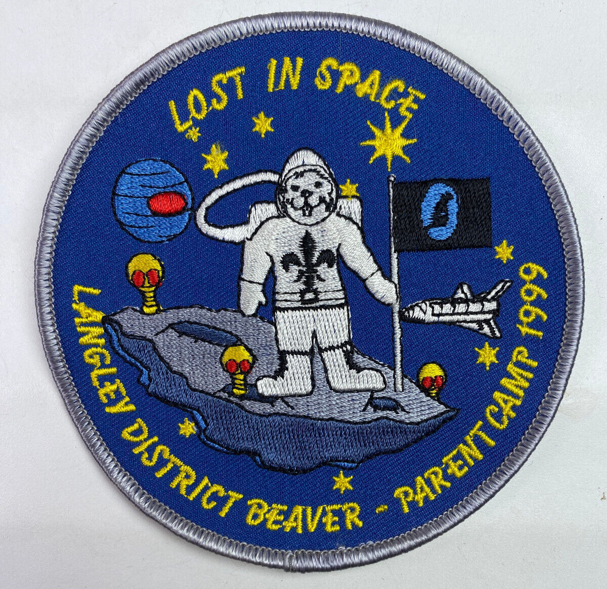 1999 Langley District Beaver Parent Camp Lost In Space Boy Scouts BSA Patch H2