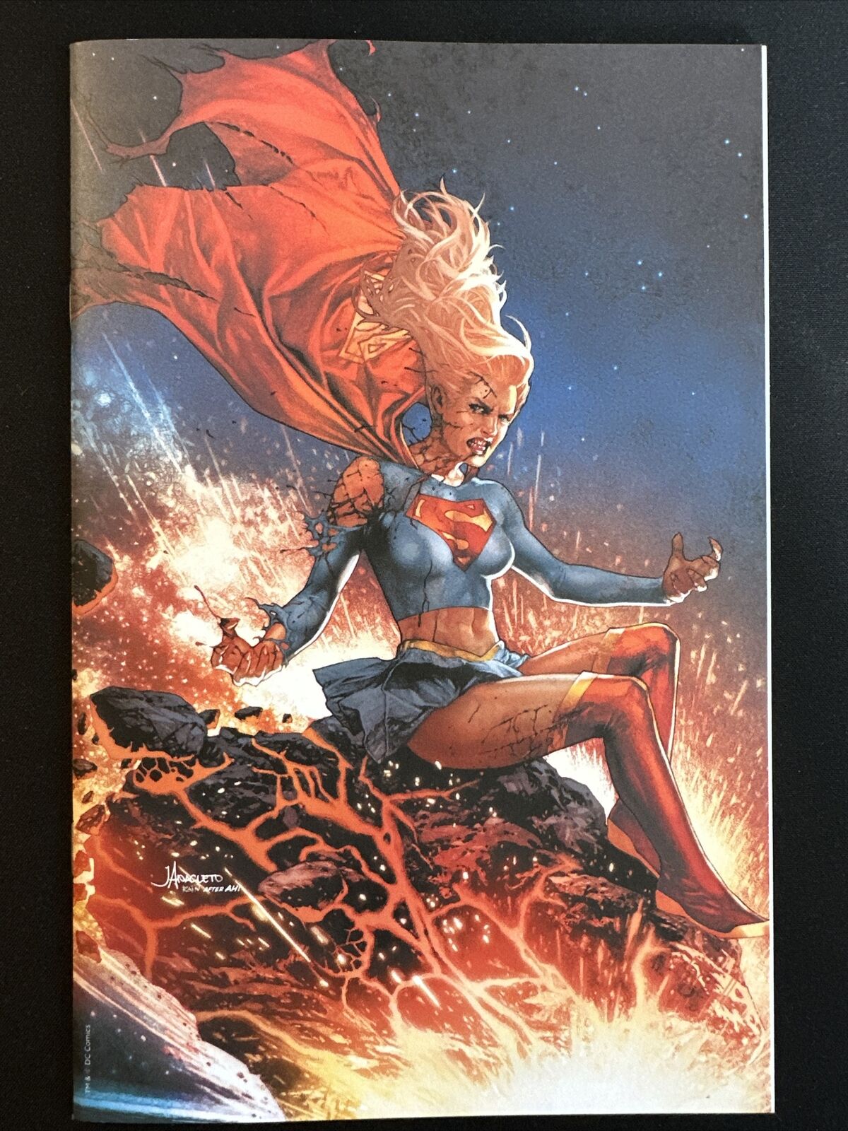 DCEASED #2 Jay Anacleto Exclusive Virgin Unknown Variant Supergirl Homage NM
