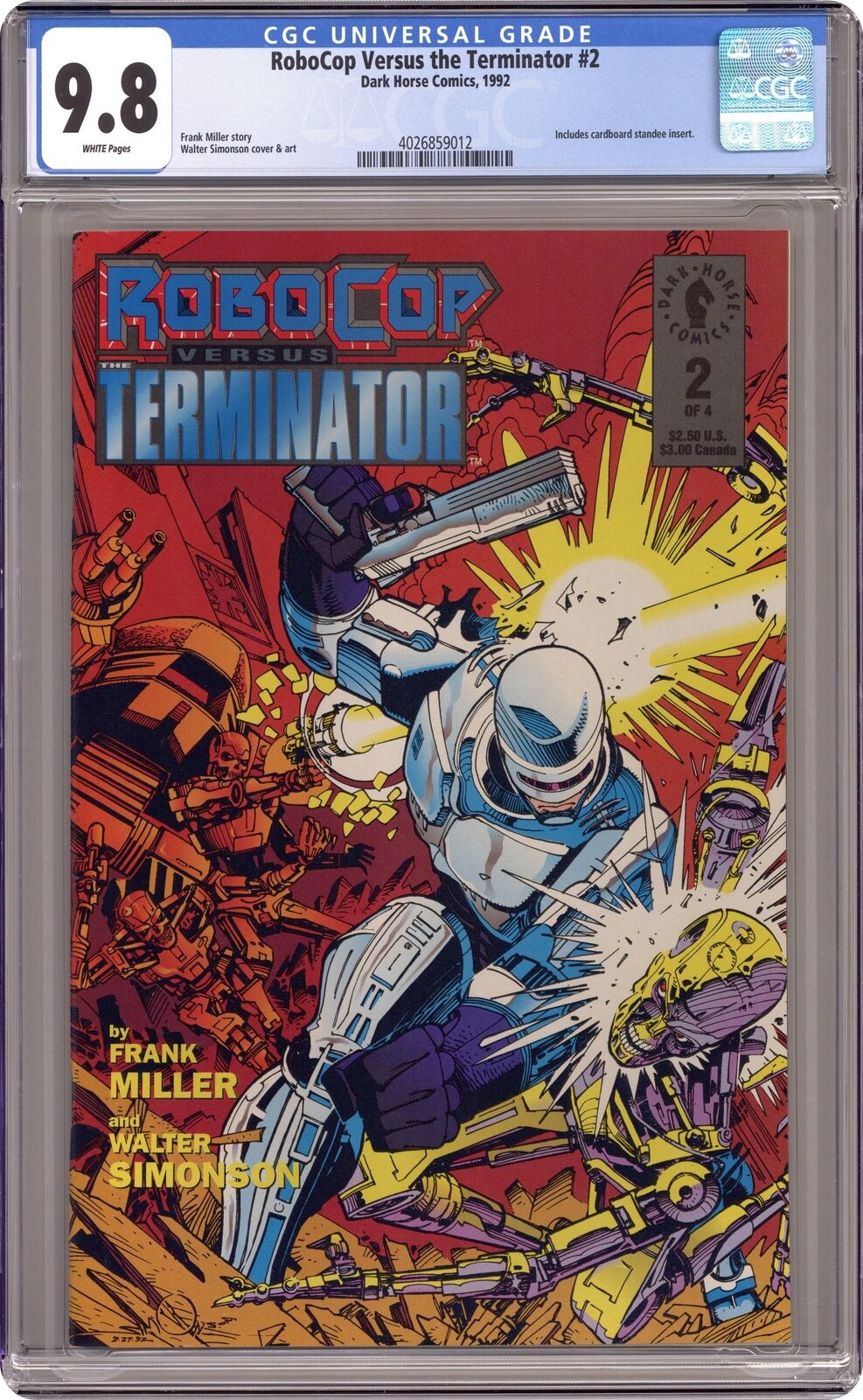 Robocop vs. Terminator #2 CGC 9.8 1992 4026859012