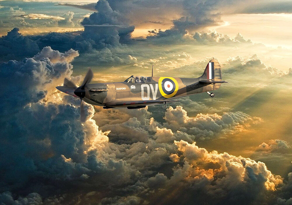 Spitfire mk1a Duxford N3200 2018 canvas prints  various sizes free delivery 