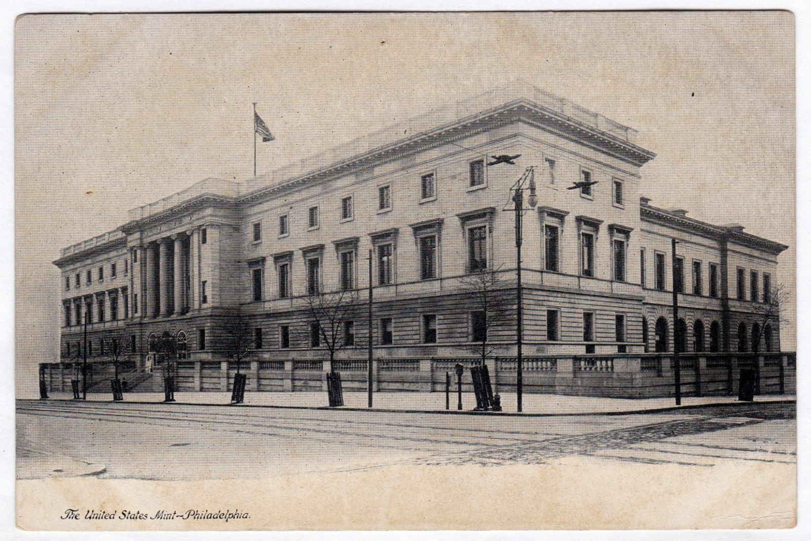 1901-1907 Philadelphia PA Postcard The United States US Mint Building Money UDB