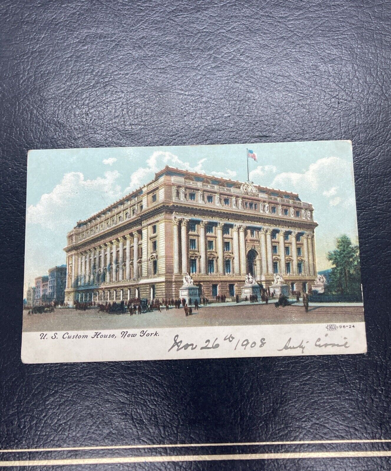 New York City NY-New York, US Custom House, Antique, Vintage c1908 Postcard