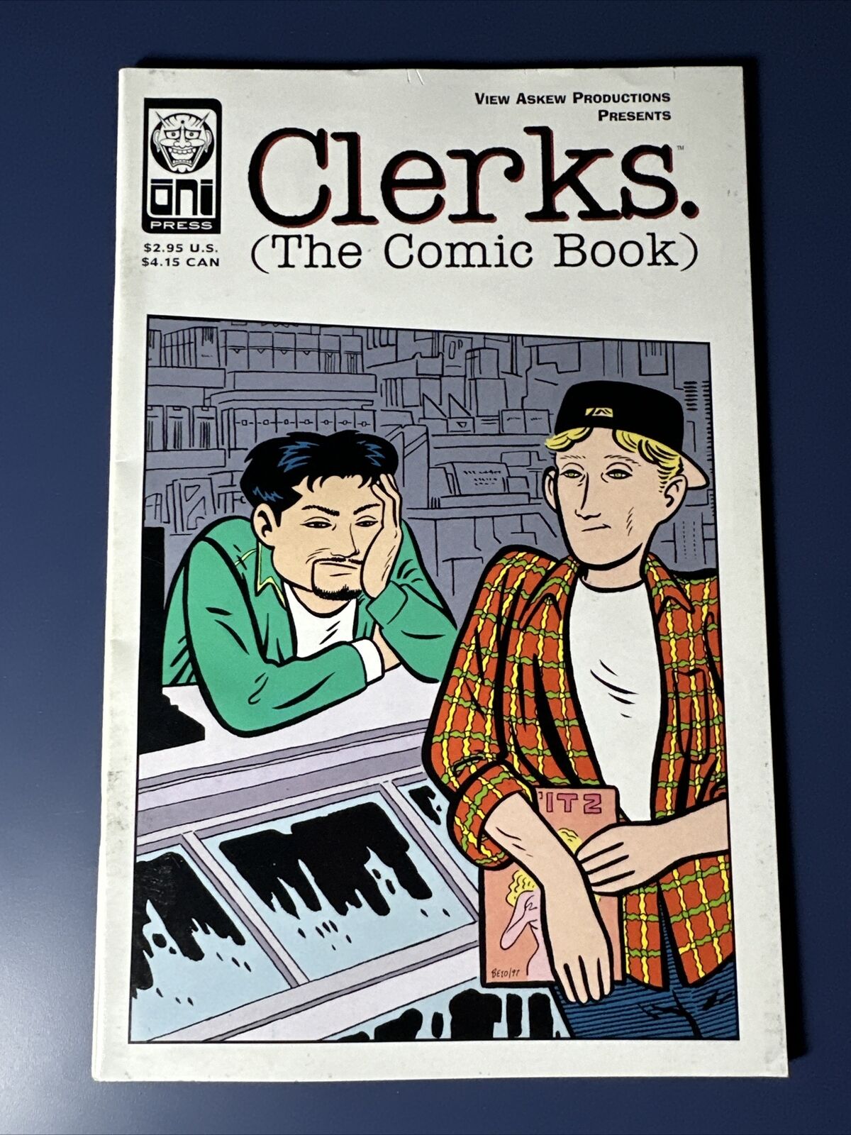 CLERKS THE COMIC BOOK #1 ONI F/VF 2nd Print View Askew Productions Presents