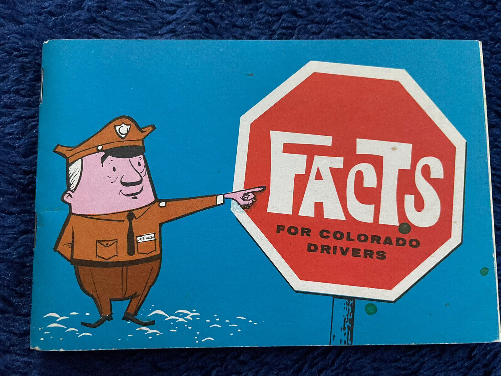 Vintage 1959 Facts For Colorado Drivers Booklet VERY RARE