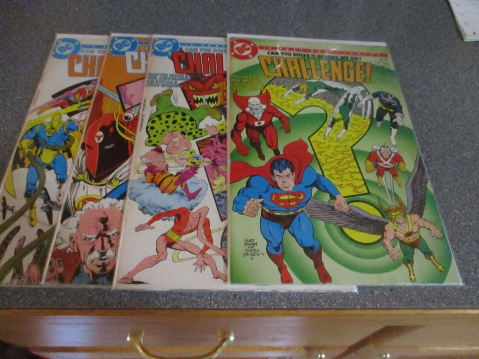 1986 DC COMICS CHALLENGE (4 ISSUES OF A 12 PART MAXI SERIES)