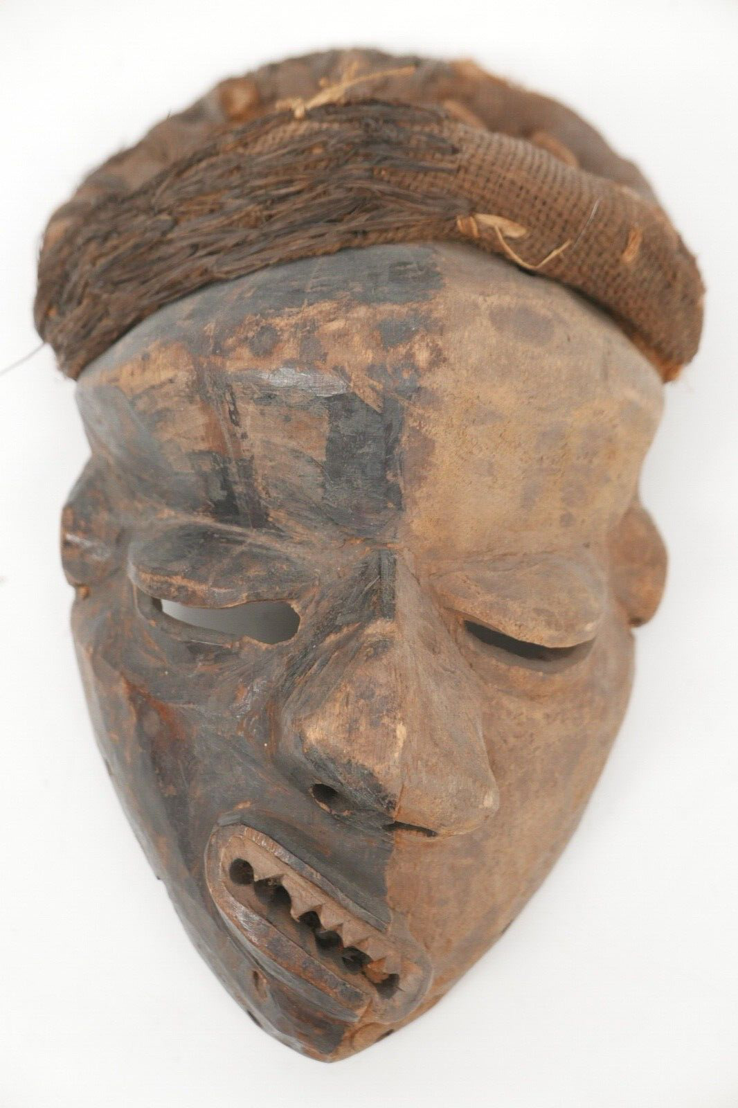 Genuine OLD African PENDE MASK from DRC (Congo) Intact Rare Carved Wood