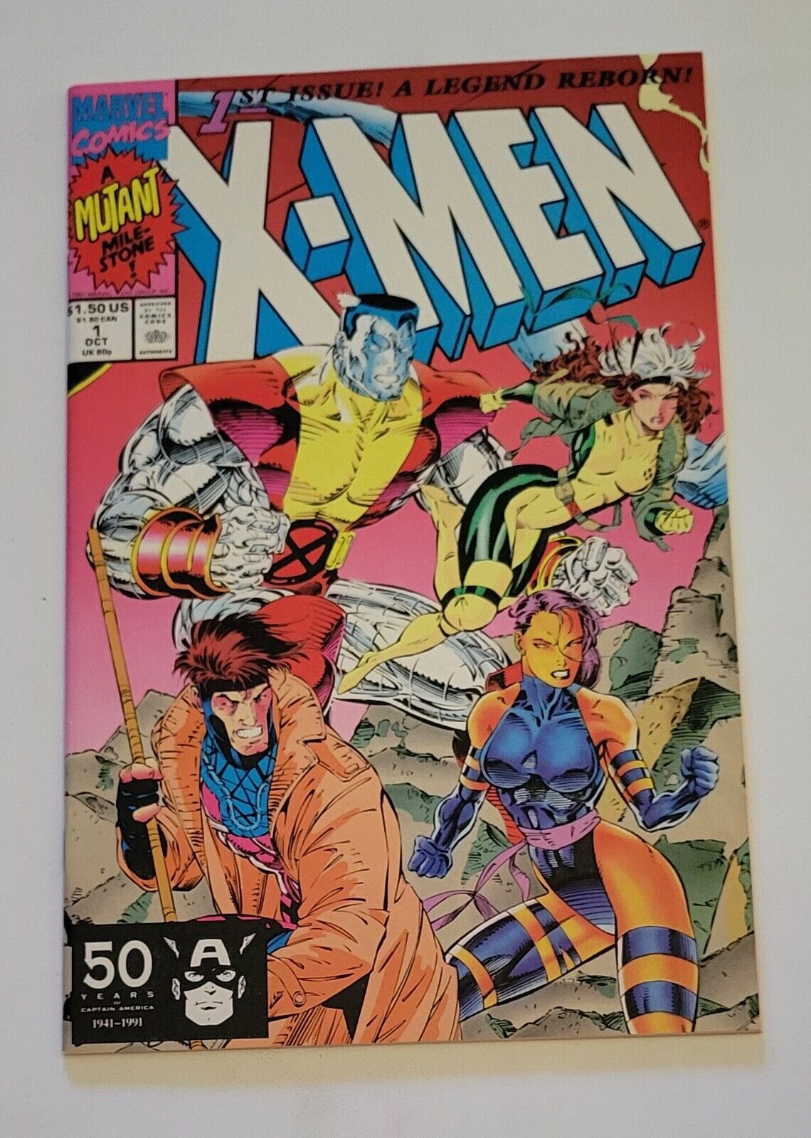 X-MEN (Marvel -1991) #1 1ST APPR. X-MEN BLUE TEAM High Grade New Bag and Board
