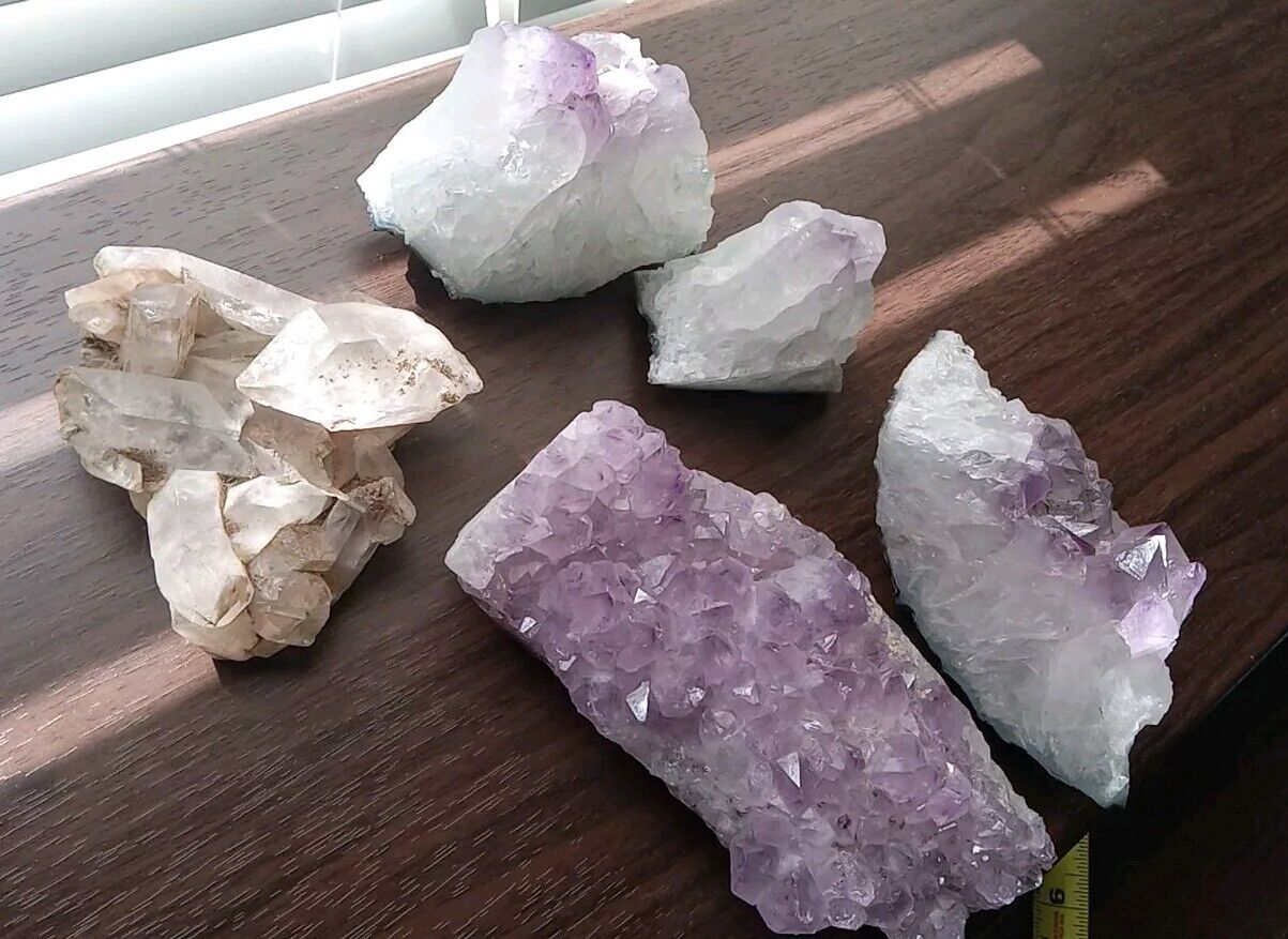 Quartz & Amethyst Geode Crystal collection  Beautiful Collection 