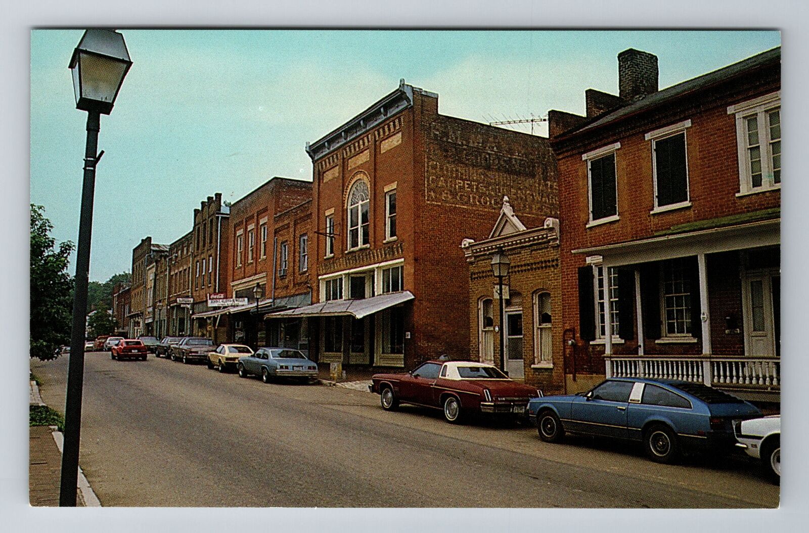 Jonesborough, TN-Tennessee, Main Street Of Business District, Vintage Postcard
