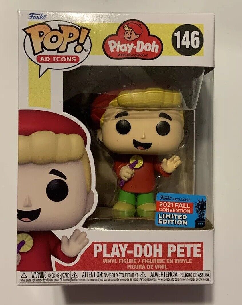 Funko Pop Play Doh Pete #146 Limited Edition Figure 2021 NYCC Exclusive NRFB