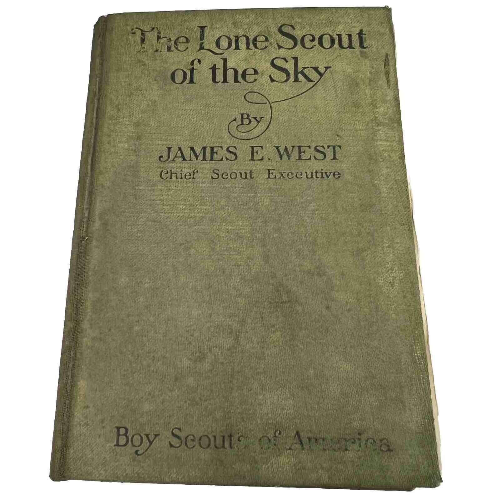 BSA Lone Scout Sky: Story of Charles Lindbergh James West Hardback 1927 BS-837