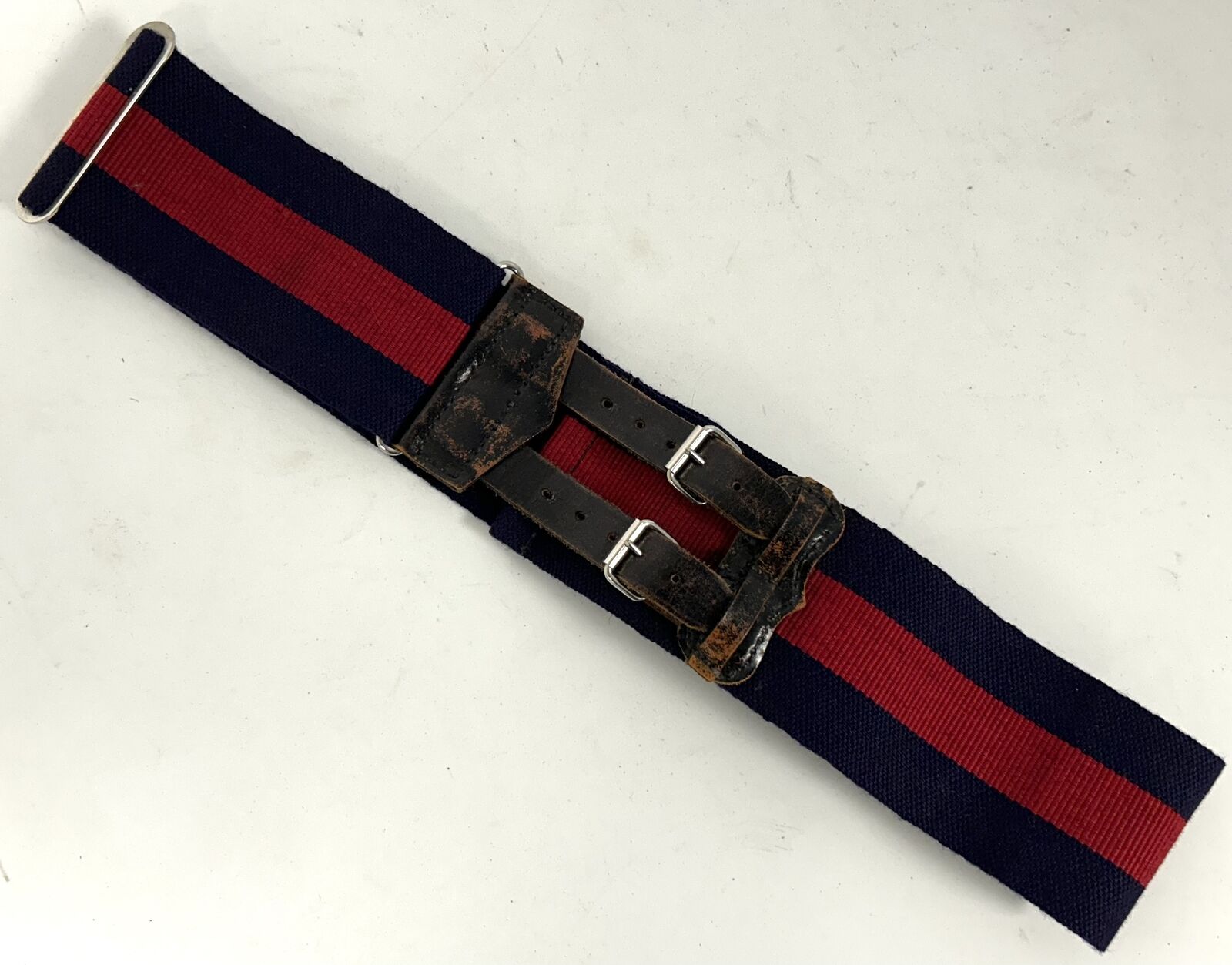 British Military Issue Household Division Dress Stable Belt, Large