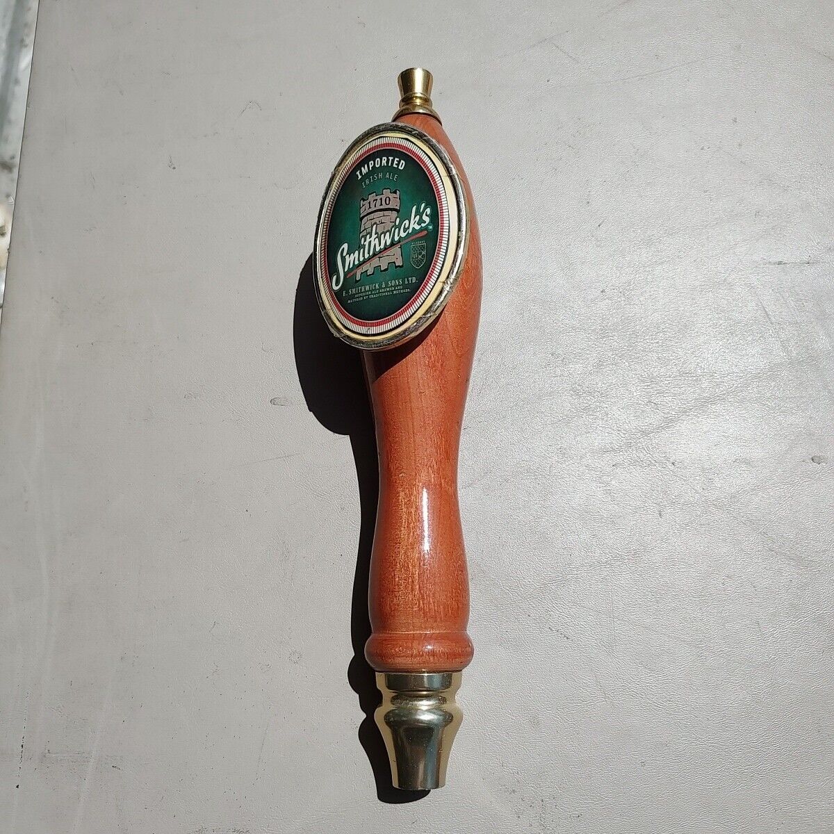 Smithwick\'s Irish Ale Draft Beer Tap Handle 12”
