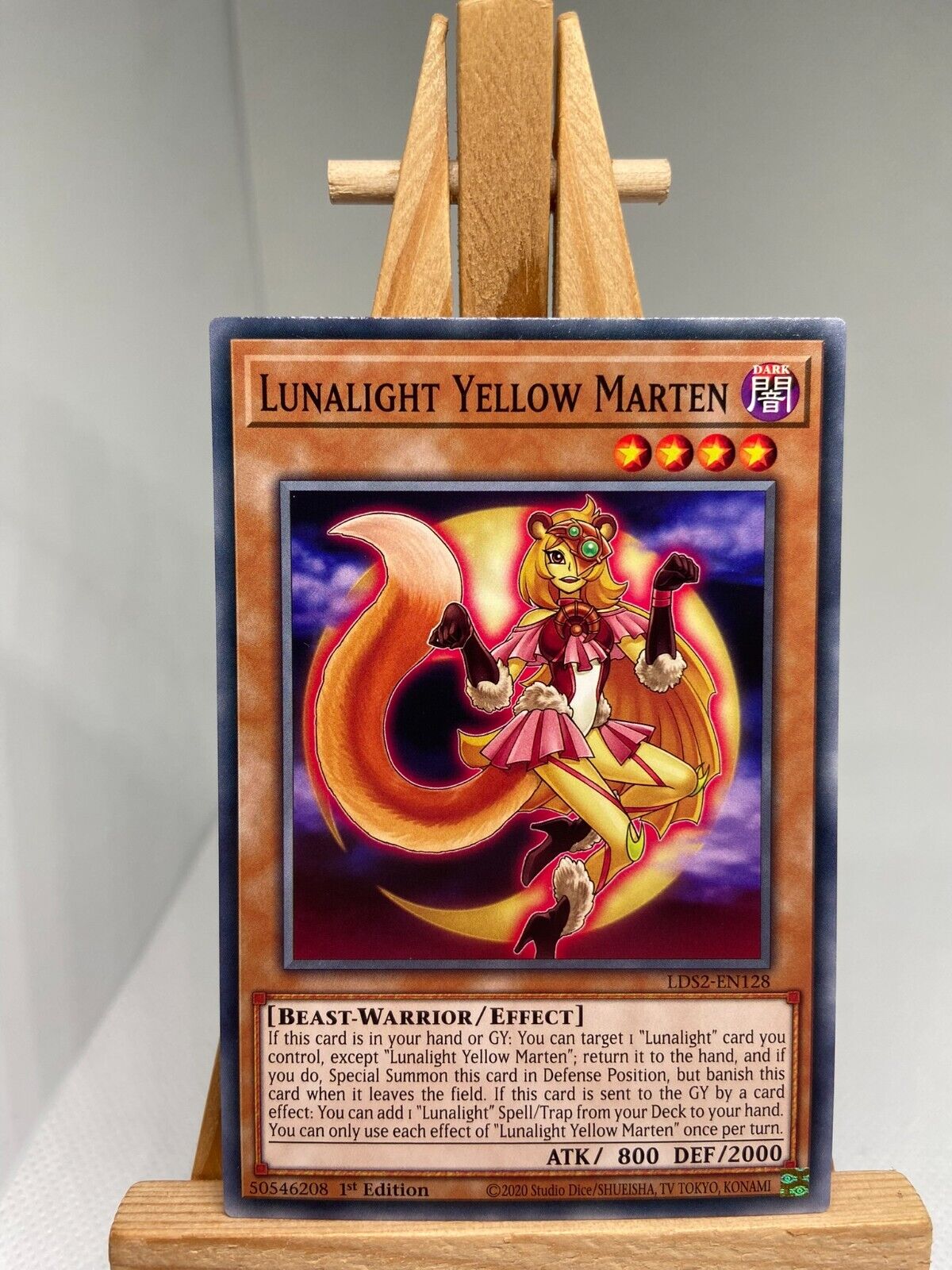 Lunalight Yellow Marten - 1st Edition LDS2-EN128 - NM - YuGiOh