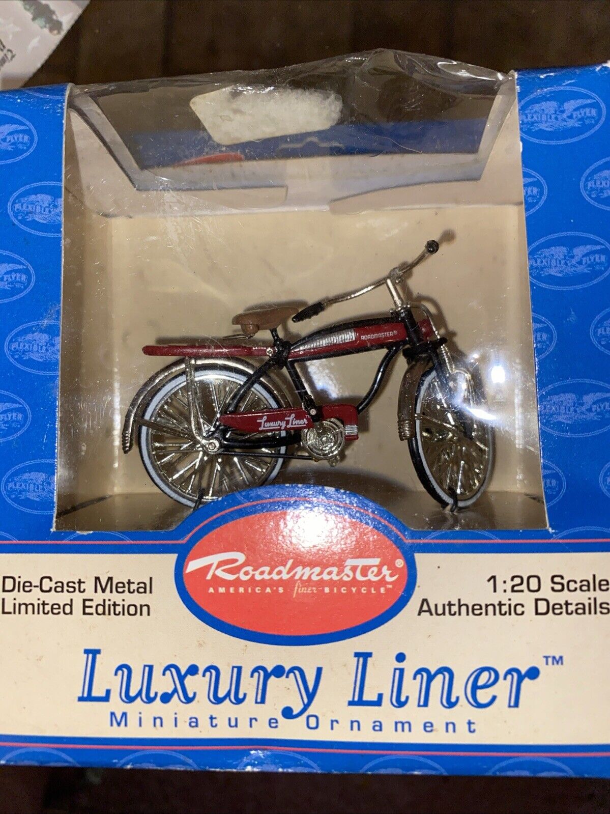 Roadmaster Luxury Liner BICYCLE miniature Ornament 1/20 scale in DAMAGED box
