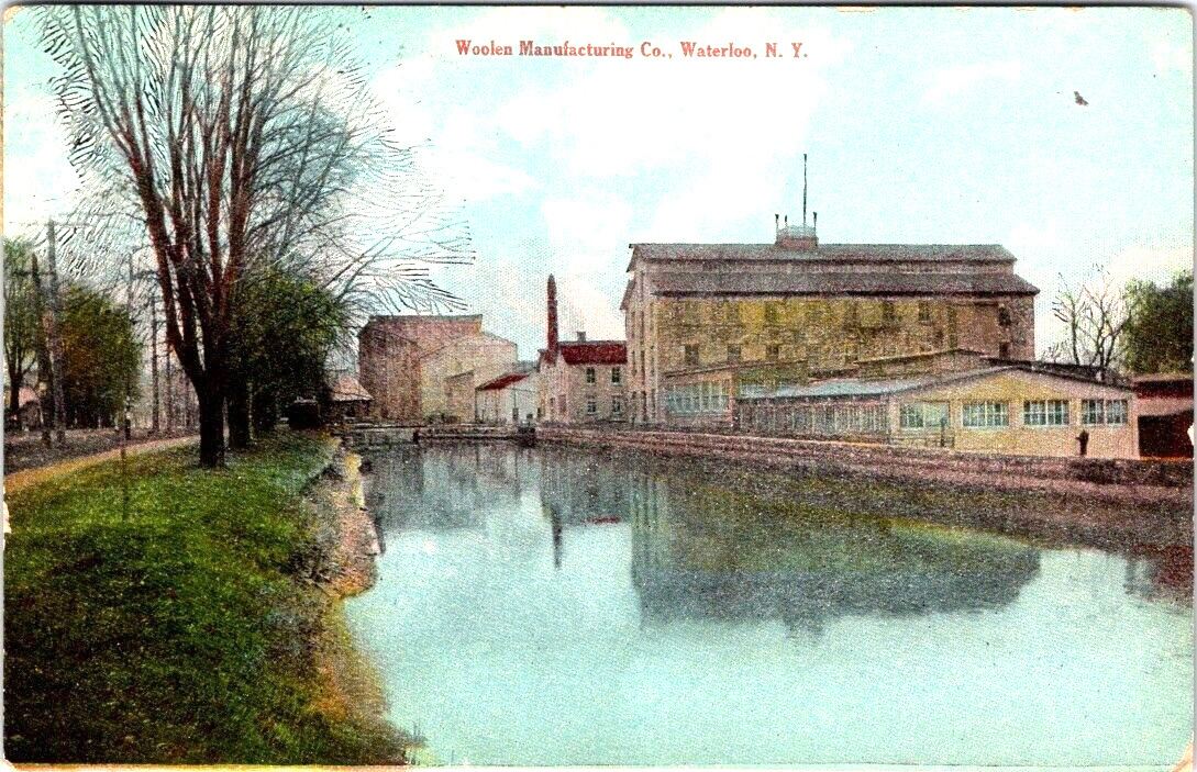 Waterloo, NY, Woolen Manufacturing Company, c1910, Post Card #1202