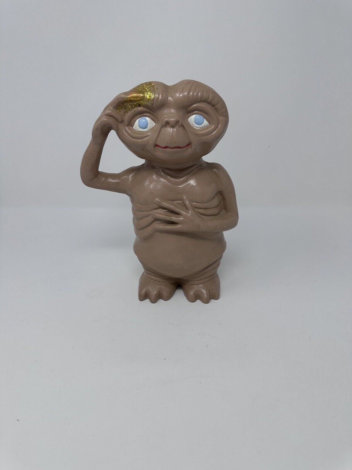 Vintage E.T. The Extra Terrestrial Ceramic Statue 1980s Coin Piggy Bank Read