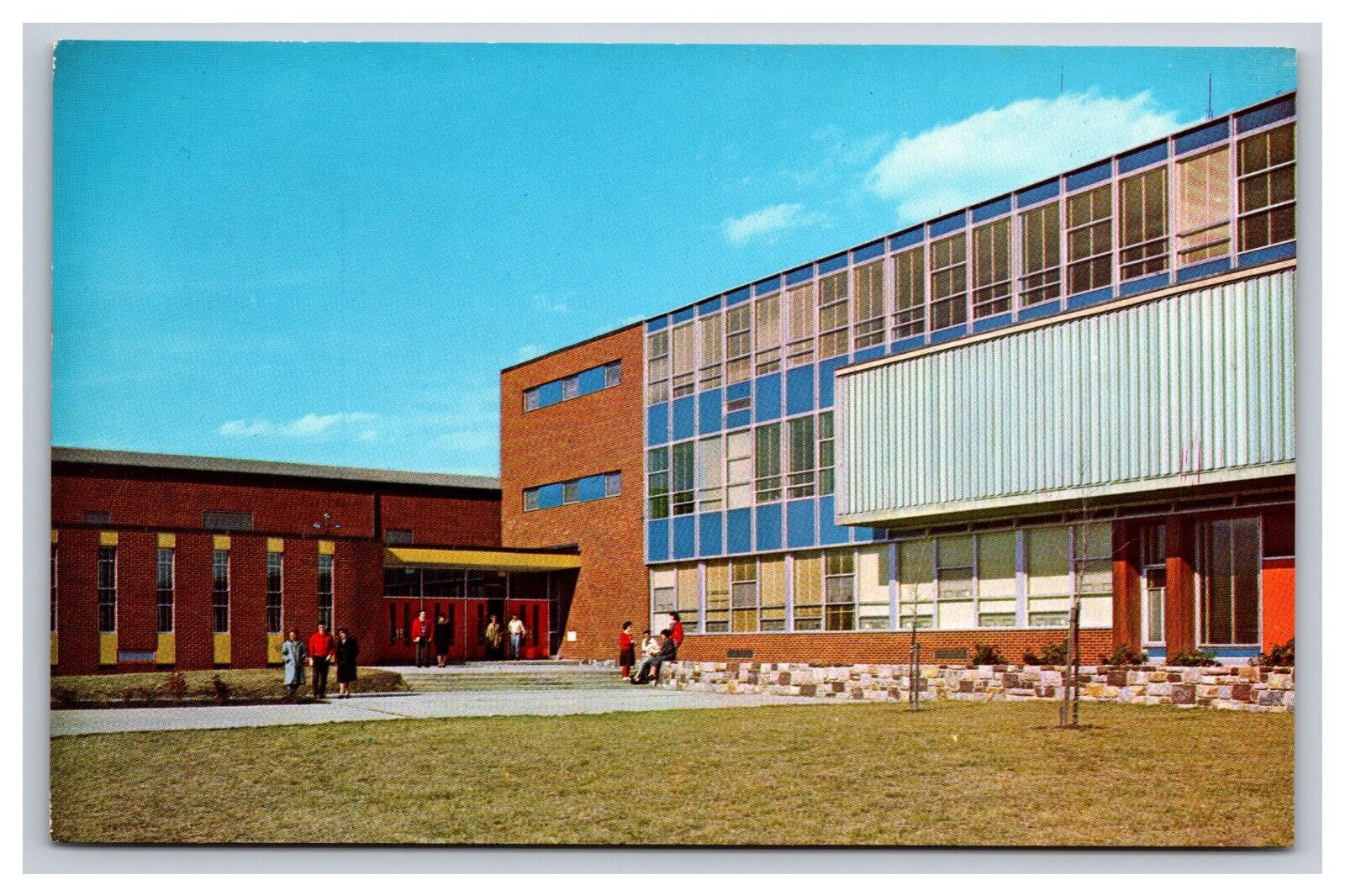 Souderton Area Joint High School, Souderton Pennsylvania PA Postcard